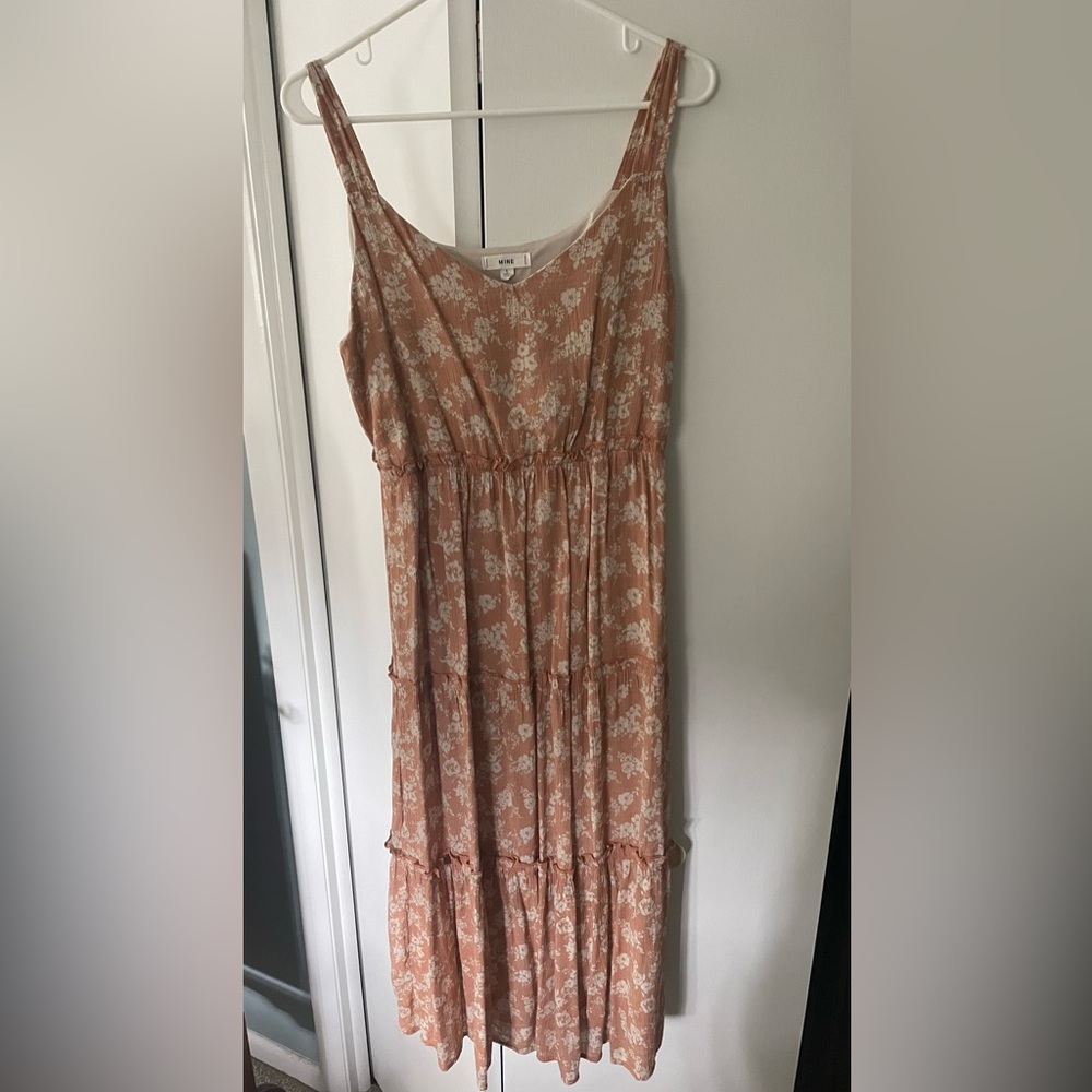 Shop the mint brand MINE dress size large never worn burnt orange floral
